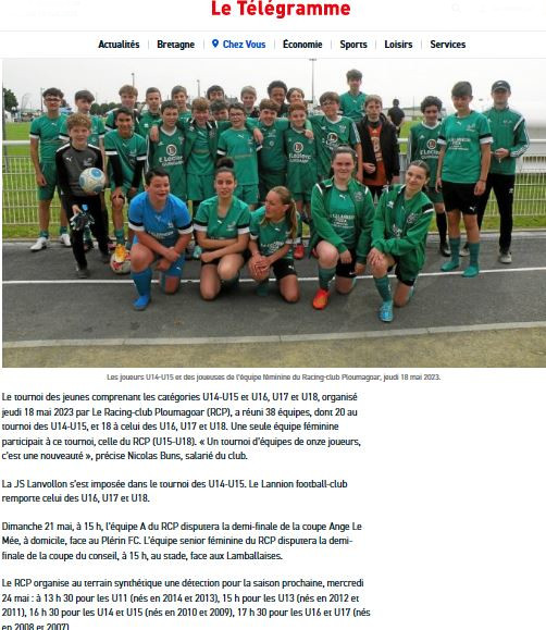 2023-05-20-tournoi-des-jeunes-LeTelegramme 2022-2023